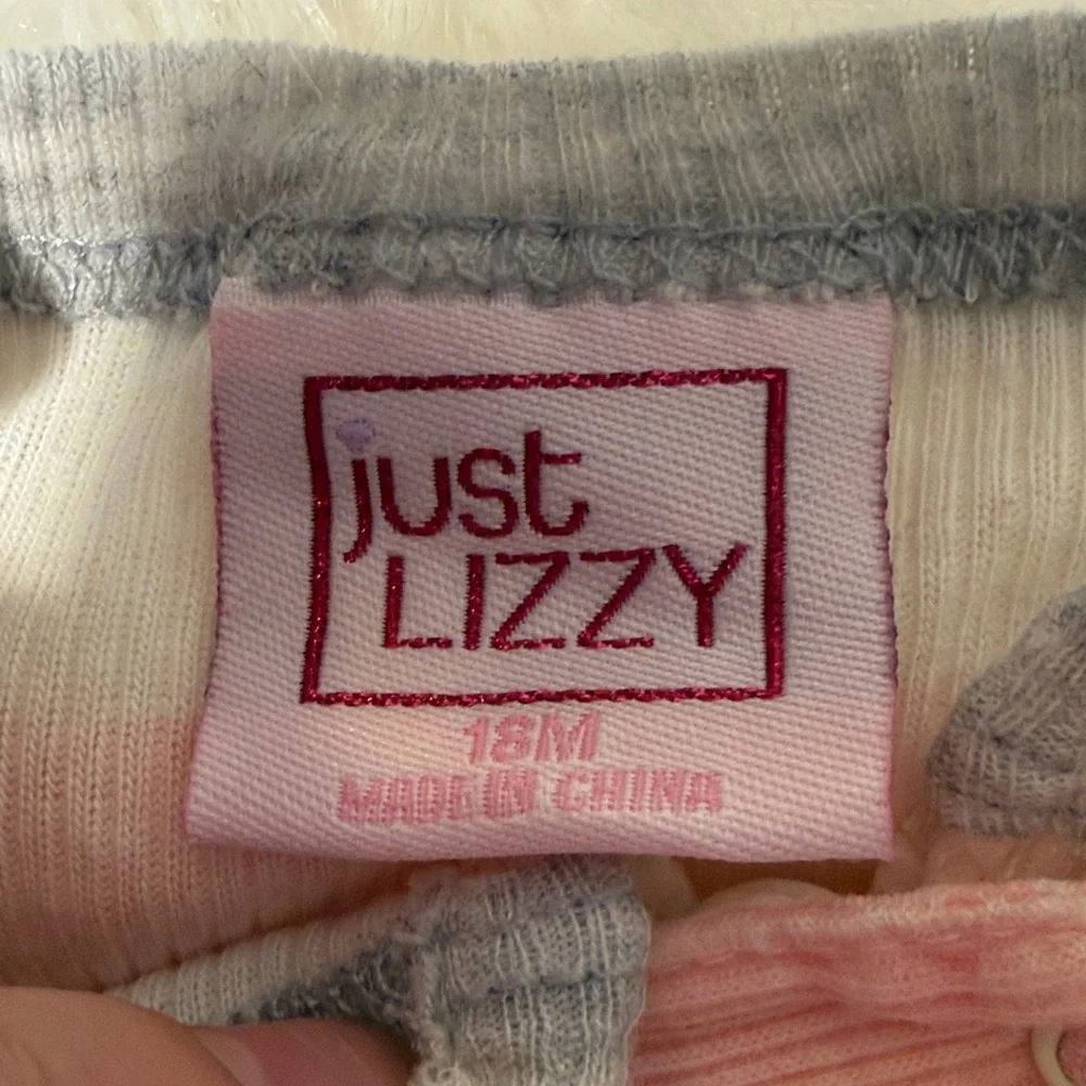 Baby Pink and Cream Striped Footie - Picture 4 of 4